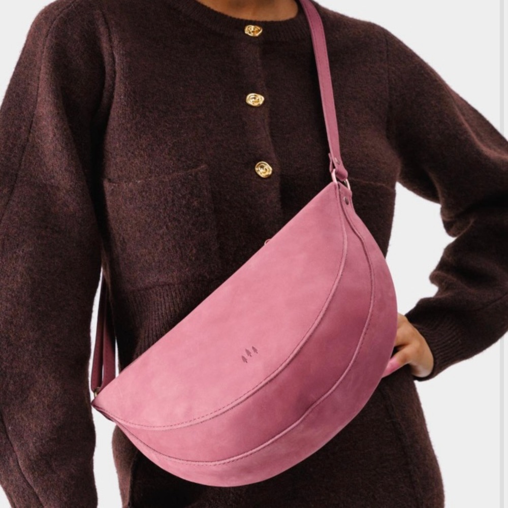 BBNU Portland Leather Koala Sling Large KEY LIME